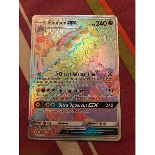 Pokemon : Ekaïser Gx 159/145 Secret Rare (Arc En Ciel) Sl02