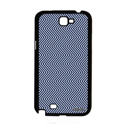 Coque Note 2 En Silicone Illusion D'optique Graphique Art Visuel Samsung Galaxy Note 2