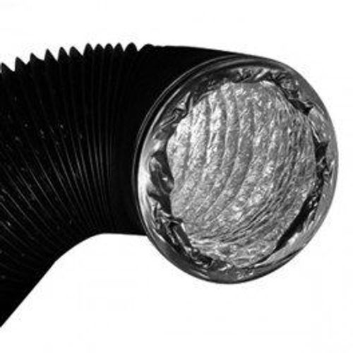 Gaine doublée aluminium pvc - 127mm - le mètre,conduit de ventilation