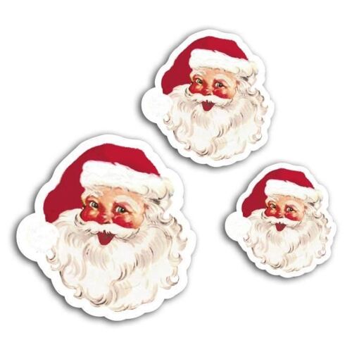 Toga Lot De 12 Chipboards Imprimés - 3 Tailles  - Theme Pere Noel