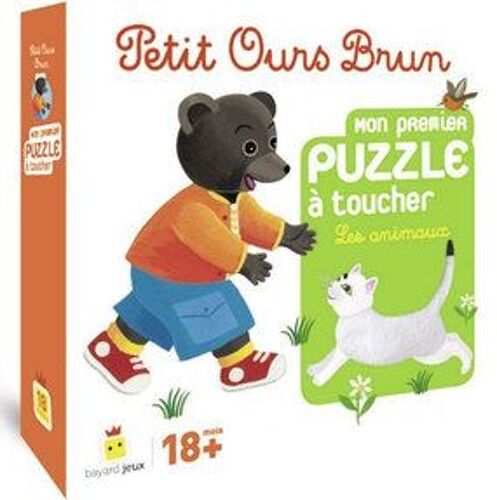Petit Ours Brun - Mon Premier Puzzle À Toucher, Les Animaux