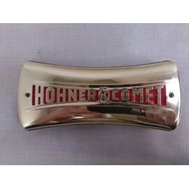 Ancien Harmonica Doré De La Marque Hohner, Modèle 3427/80 Comet Wender