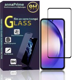 1 Film Verre Trempé Pour Samsung Galaxy A54 5g 6.4" De Protection D'écran - Couleur Noir