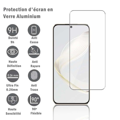 1 Film Protection D'écran En Verre D'aluminium Super Résistant 9h Pour Huawei Nova 11 6.7", Définition Hd, Anti-Rayures, Anti-Empreintes Digitales