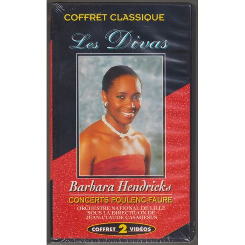 Coffret Classique "Les Divas" Barbara Hendricks (Concert S Poulenc-Faure) + Montserrat Caballé (Concerts Bizet)