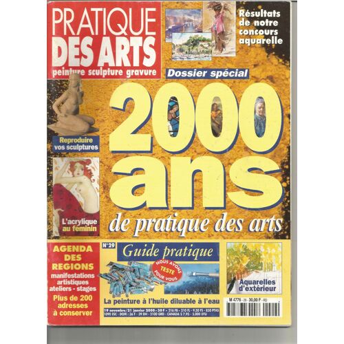 Pratique Des Arts N°29/Peinture Sculpture Gravure/2000 Ans De Pratique Des Arts