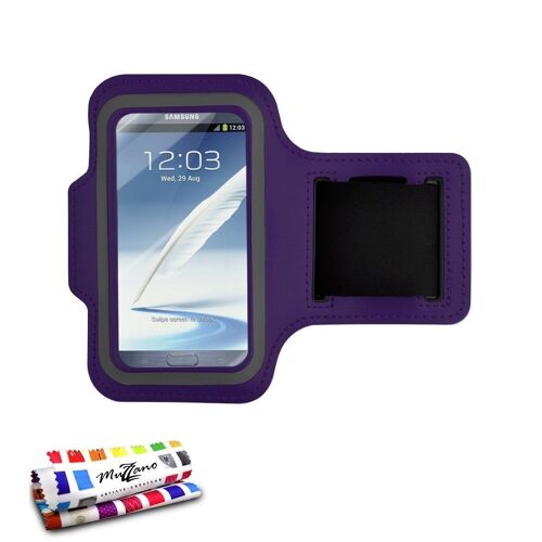BRASSARD DE SPORT SAMSUNG GALAXY S6 EDGE PLUS VIOLET ANTI-DÉRAPANT
