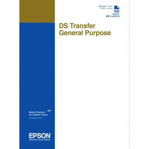 Epson DS Transfer General Purpose - A4 (210 x 297 mm) papier de transfert - pour SureColor SC-F100, SC-F500, SC-F501