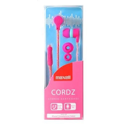 Maxell Cordz ausin?s (303782.00.CN) (Filaire), ?couteurs, Pink