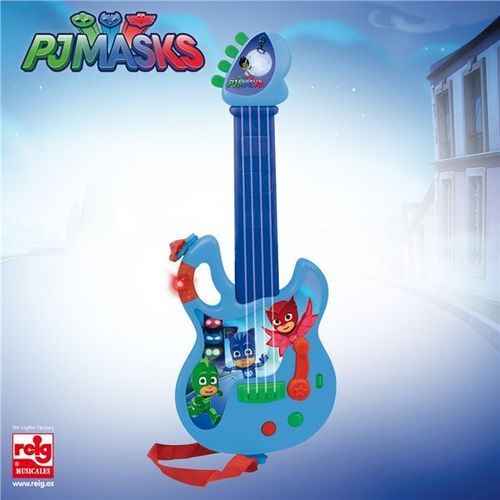 Pjmasks Guitare Électronique - 4 Cordes - 6 Rythmes