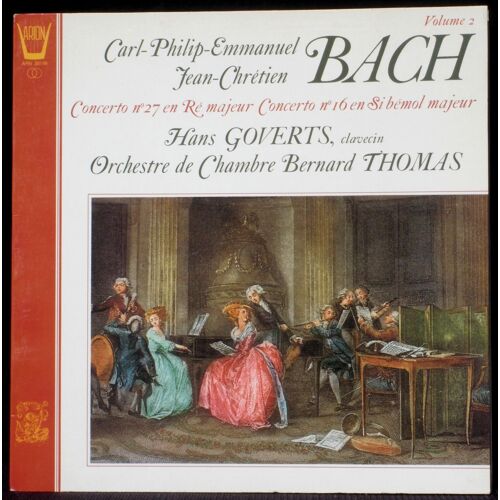 Cpe Bach C° 27 Jc Bach C° 16 Goverts Bernard Thomas Arion 38199 Lp & Cv Nm