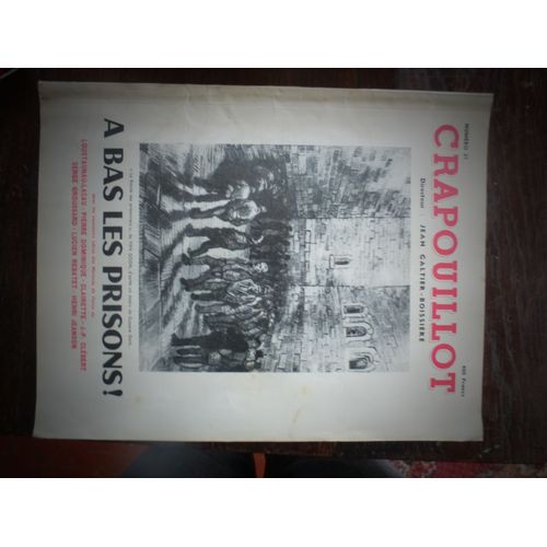 Crapouillot Hors-Série N° 21/1953 : A Bas Les Prisons