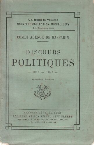 Discours Politiques  1843-1846