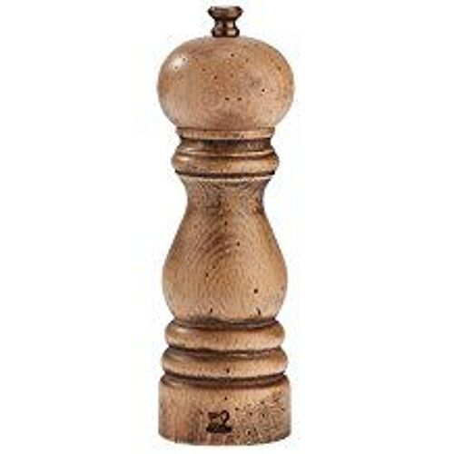 Paris Antique Moulin À Poivre Manuel En Bois De Hêtre Finition Antiquaire 18 Cm