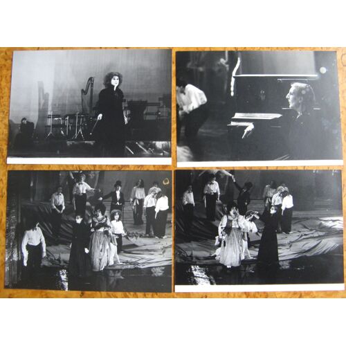 Lot 4 Photographies Les Contes D'hoffmann Angers Vers 1980 Offenbach 12/17,5 Cm 