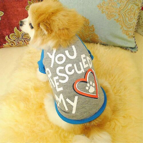Pet Puppy Summer Footprints Vest Petit Chien Chat Pet Clothes T Shirt