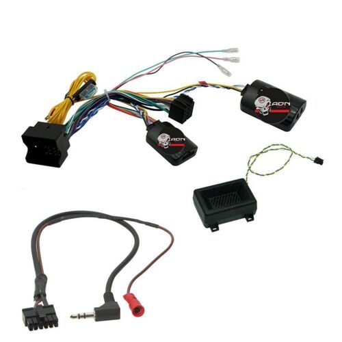 Interface Cde au Volant BMW 01-16 Fakra avec radars recul JVC - ADNAuto - ADN-CAV