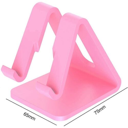 Support de téléphone portable Support de tablette - Support de téléphone portable Support de téléphone de bureau Support de tablette portable Support d'organisateur de bureau (rose)