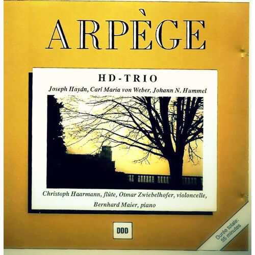 Hd-Trio Christoph Haarman Flûte Otmar Zwiebelhofer Violoncelle Bernhard Maier Piano : Carl Maria Von Weber (1786-1826) Trio Pour Piano Flûte Et Violoncelle En Sol Mineur Op 63 Haydn Hummel Trio Op 78