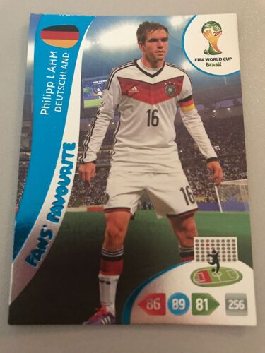 Carte Philippe Lahm Fifa World Cup Brasil Fan's Favorite