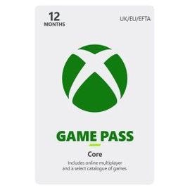Xbox Game Pass Core - 12 Month Membership - Jeu En Téléchargement