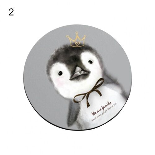 Tapis de souris pratique, ornement exquis, pour ordinateur portable, Ultra fin, étanche, rond, pour le bureau