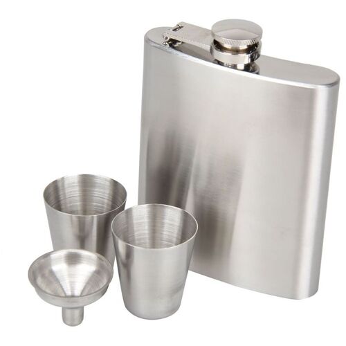 Ensemble De Bouteilles De 7 Oz En Acier Inoxydable Pour Hommes, Avec Entonnoir, Poche De Hanche, Flagon, Whisky, Brandy, Vodka, Pot