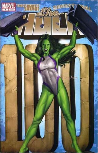 She-Hulk # 3 ( 90 Pages V.O. 2006 ) ** Bobillo, Pelletier, Vosburg, Amanda Conner, Mayhew....
