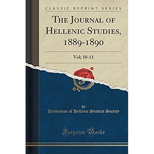 Society, P: Journal Of Hellenic Studies, 1889-1890