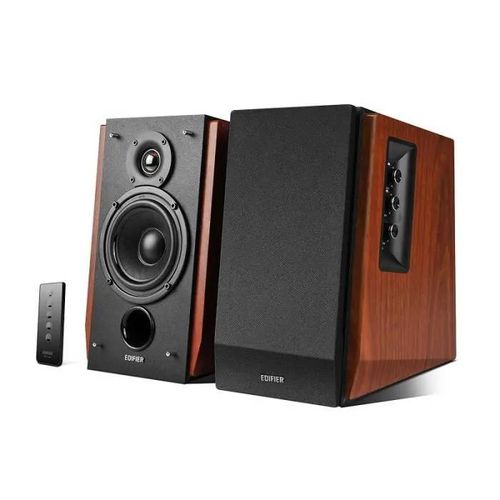 Enceintes Edifier R1700BT 2.0 Bluetooth - Simili-bois - Haut-parleurs 2 voies - Noir