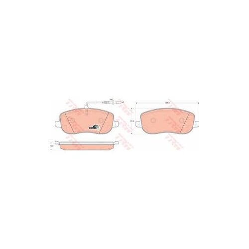 Cotec, Kit De Plaquettes De Frein Trw