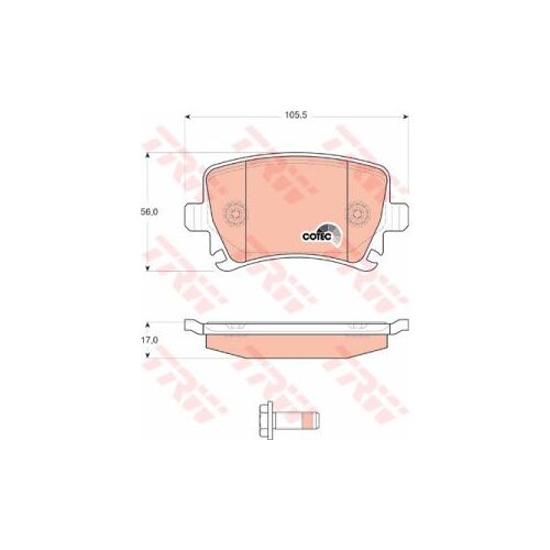 Cotec, Kit De Plaquettes De Frein Trw