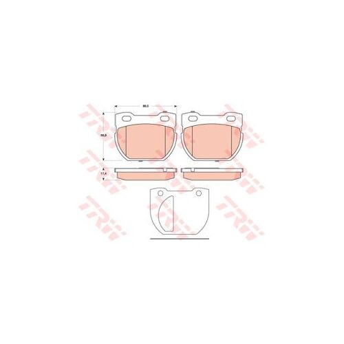 Cotec, Kit De Plaquettes De Frein Trw
