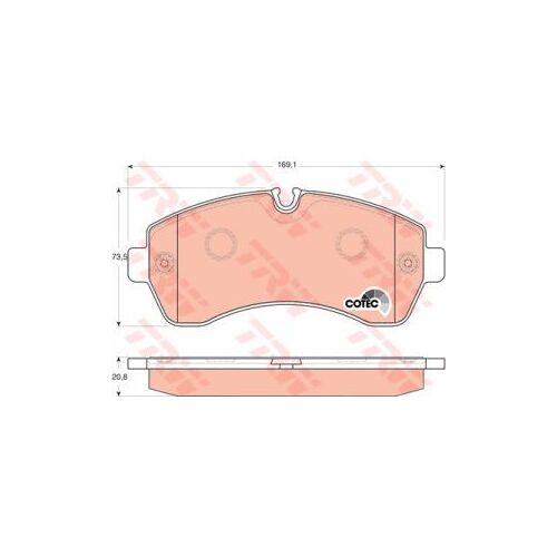 Cotec, Kit De Plaquettes De Frein Trw
