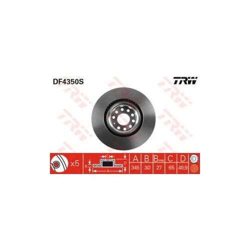 Disque De Frein Trw