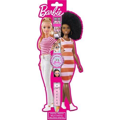 Barbie - Montre Digitale Pour Enfants Filles - Quartz Barbi E Poupée Collection