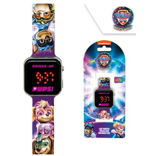 La Pat Patrouille - Montre Led Pour Enfants - Paw Patrol Skye Chase Rubble Marshall