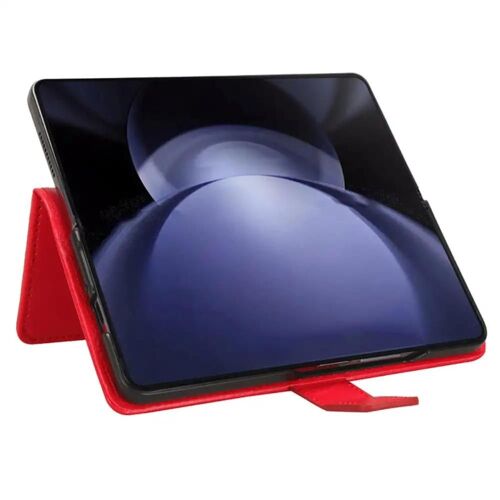 Housse pour Samsung Galaxy Z Fold 6 5G - etui coque pochette portefeuille - ROUGE