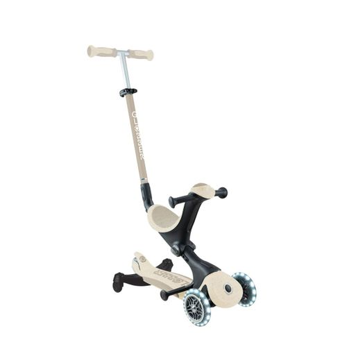 Globber - Trottinette Évolutive Go-Up Deluxe Lights 360 - Taupe