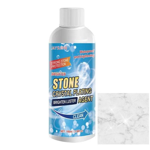 Agent de Placage de Clip pour Marbre, Seau à Quartz Nettoyant et Polissage des Surfaces de la Pierre et des Îles, 100ml