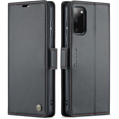 Coque Pour Samsung Galaxy S20 Fe Etui Avec [Rfid Blocage], Housse En Premium Cuir Pochette Portefeuille Rabat Clapet Case Porte Carte Magnetique Etui Pour Samsung S20 Fe - Noir