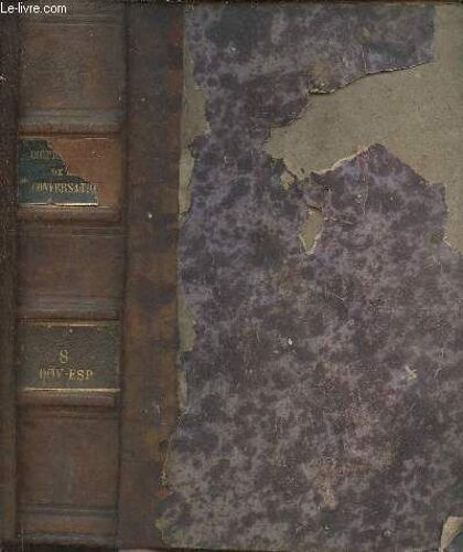 Dictionnaire De La Conversation Et De La Lecture- Inventaire Raisonné Des Notions Générales Les Plus Indispensables À Tous- Tome Viii (Seul)