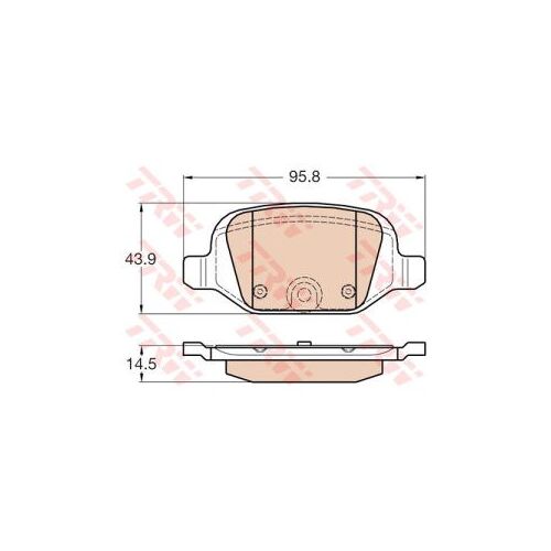 Cotec, Kit De Plaquettes De Frein Trw