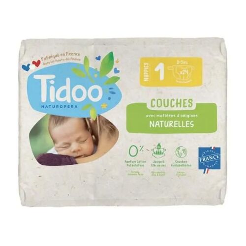 Tidoo Couche Écolabellisée Taille 1 (2-5kg)