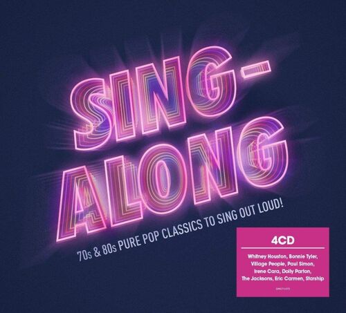 Sing-Along 70 S & 80 S Pure Pop Classics To Sing Out Lound - Digipack 4 Cd - Various Compilation - Sony Music ( P ) 2018