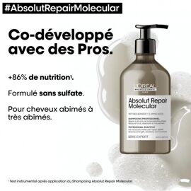 Shampooing Absolut Repair Molecular L'oréal Professionnel 500ml 