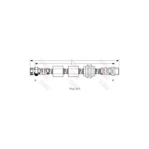 Gaine, Hydraulique De Frein Trw
