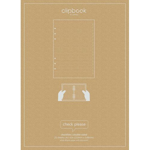 Carpentras Sign Recharge Format A5 Pour Clipbook, Pense-Bêtes, Blanc