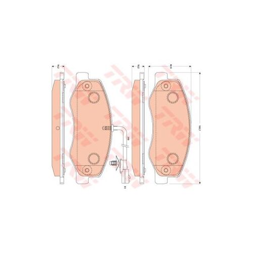 Cotec, Kit De Plaquettes De Frein Trw