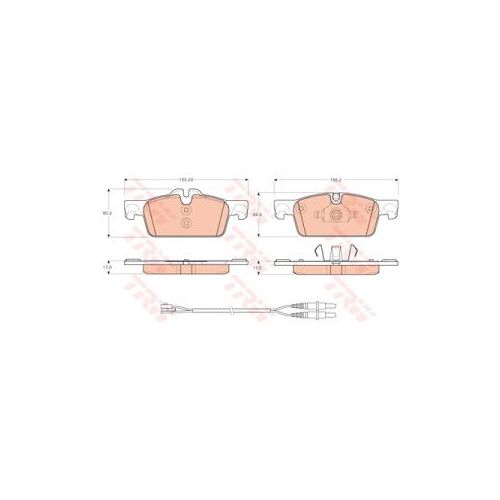 Cotec, Kit De Plaquettes De Frein Trw